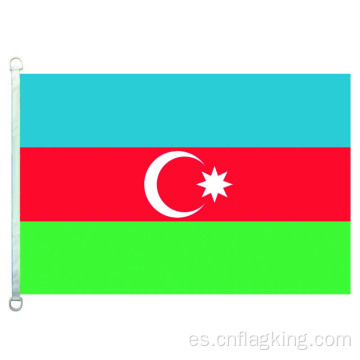 100% poliéster 90 * 150 CM Bandera de Azerbaiyán Banderas de Azerbaiyán